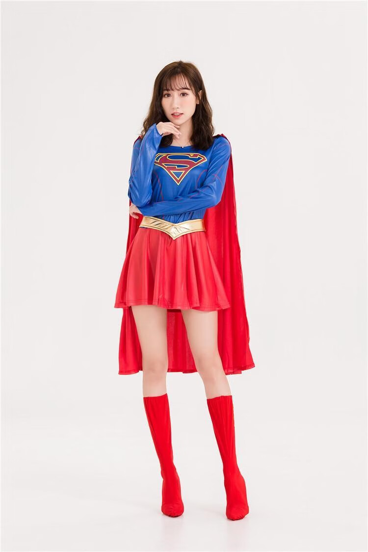 性感女超人cosplay动漫服装 万圣节派对ds演出服 化妆舞会表演服