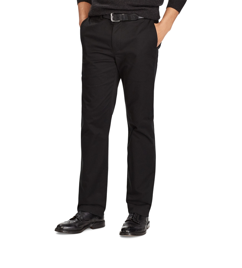 lauren/拉夫劳伦男装 经典款弹力经典版型卡其裤rl12172 001-黑色 34