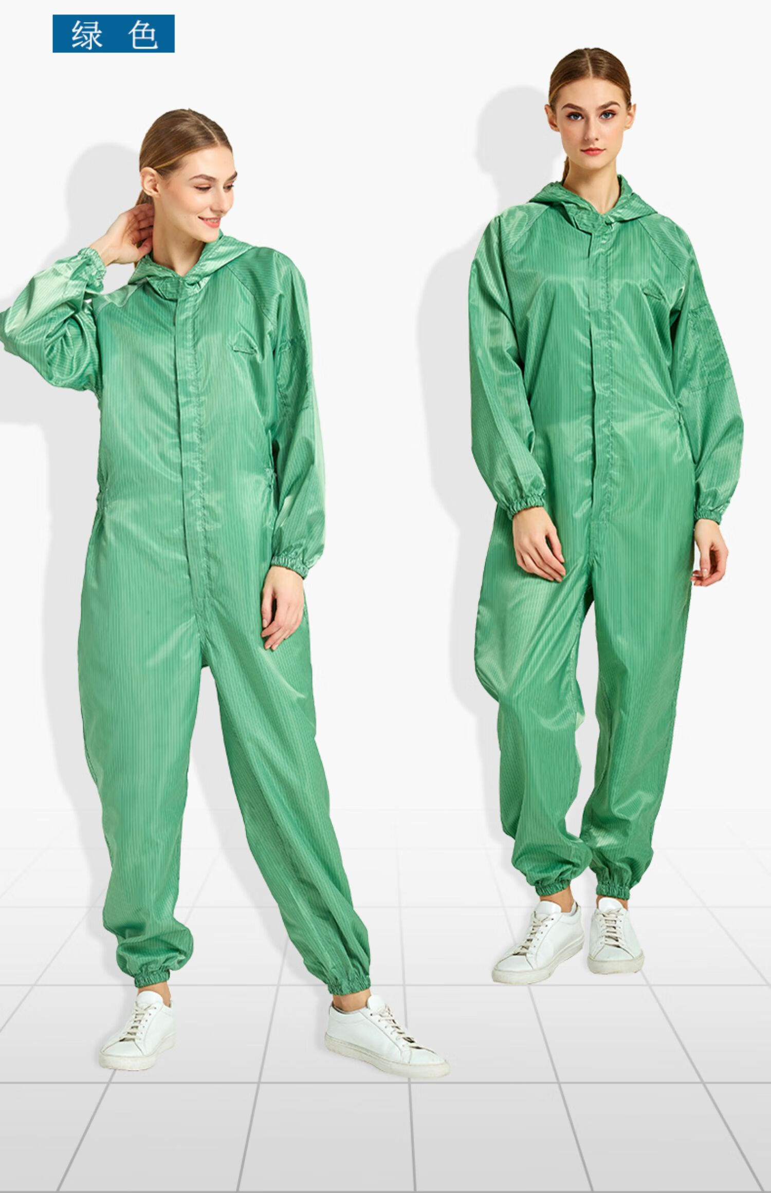 帽无尘服无尘衣防静电连体服洁净服喷漆服防尘防护工作服深灰色连体s
