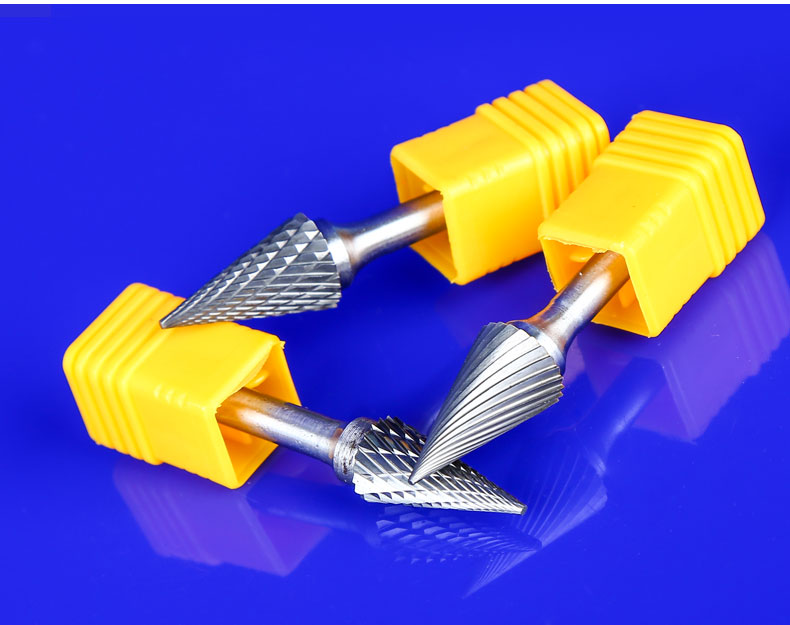 钨钢合金打磨头m型锥形尖头金属洗刀铣刀具硬质合金旋转锉 【双槽】mx