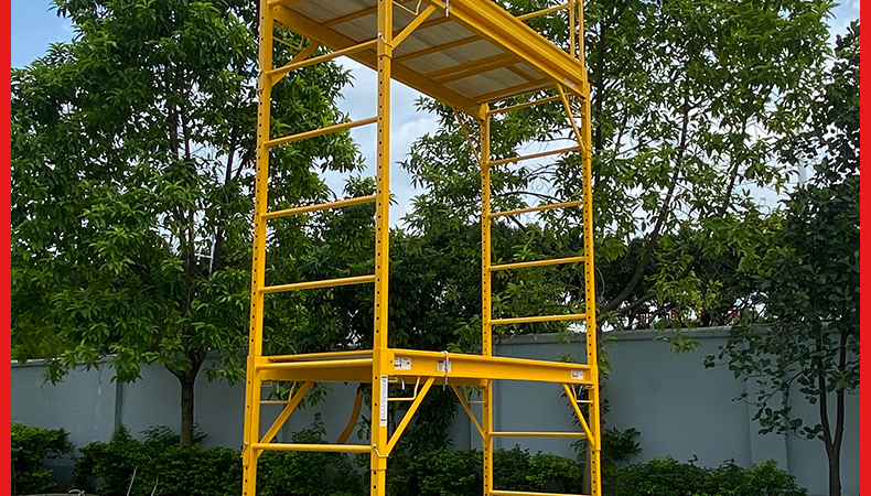 移动铁脚手架厂家直销折叠升降平台活动建筑工程装修架子多功能组合