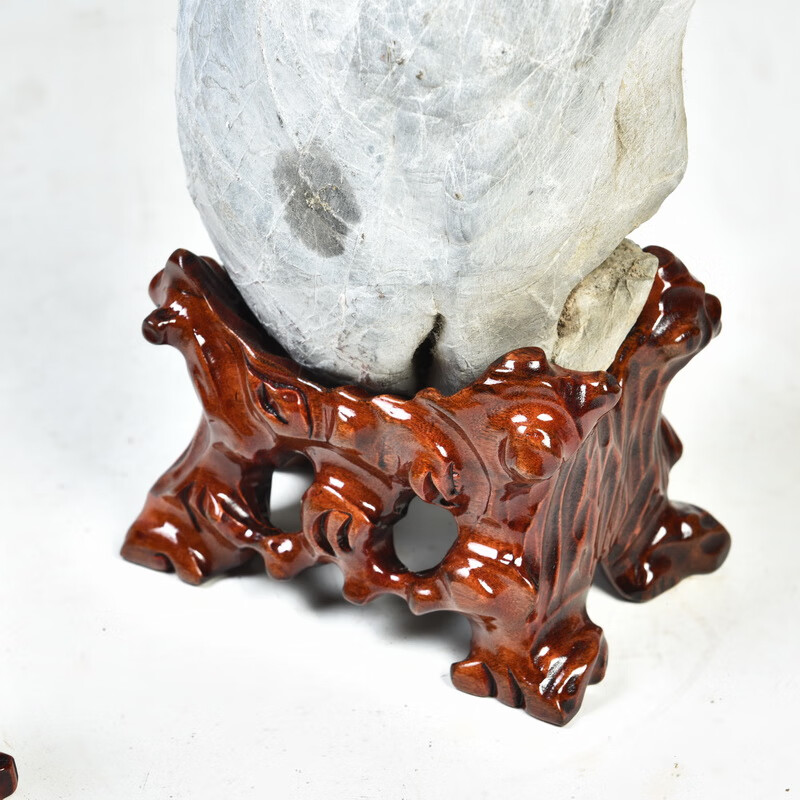 琴书侣带槽奇石头底座鹅卵石底座黄河石底座风凌石草画石国画石底座