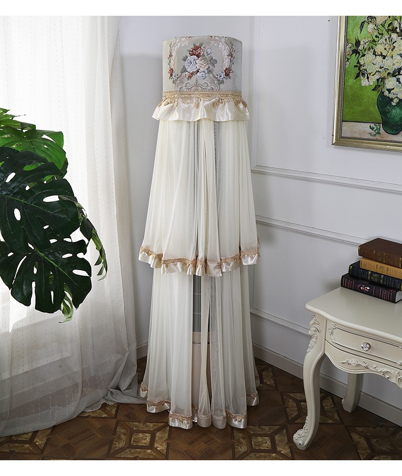 乐唯仕 格力空调罩柜机圆形立式客厅海尔圆柱形空调套防尘罩柜式落地