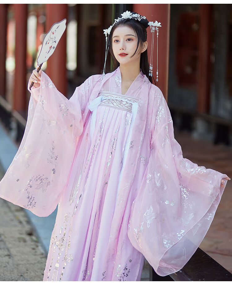 meilaiyin 汉服套装女学生古装长款齐胸仙女裙超仙原创正版霸气衣服新