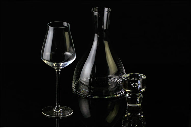 小众宫廷醒酒器decanter古典带水晶塞ins红酒滗酒器醒酒壶 手工水晶