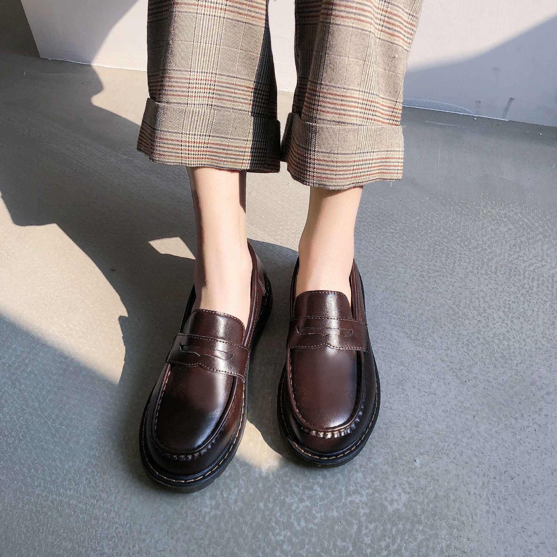 【工厂直供】日系小皮鞋女正统jk制服鞋软妹学生韩版百搭森系英伦风