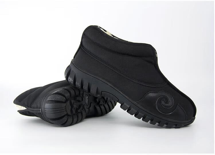 tqsnbm 道士鞋道家棉加绒十方鞋冬季冬季武当道士鞋男加绒保暖云鞋洒
