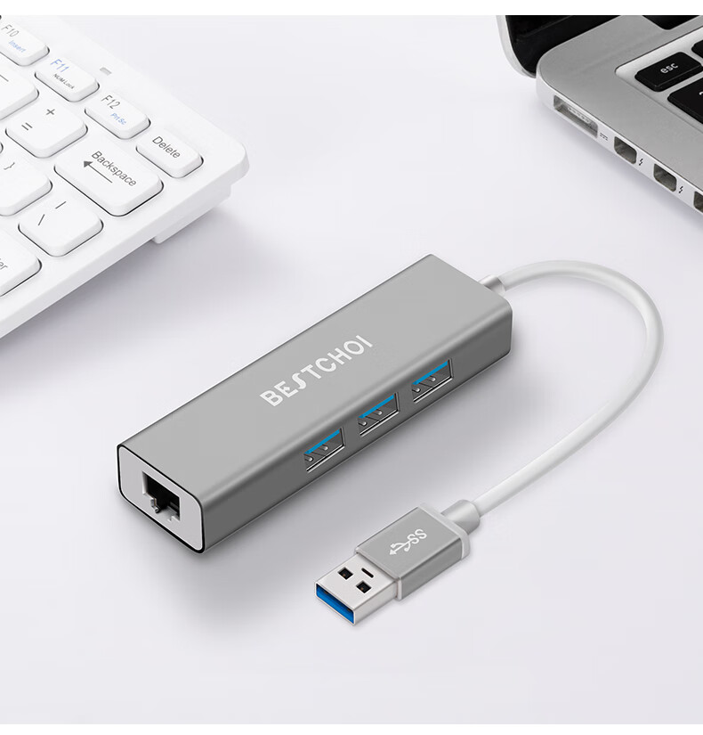 器type-c适用联想苹果macbook pro华为荣耀华硕air笔记本电脑网络接口