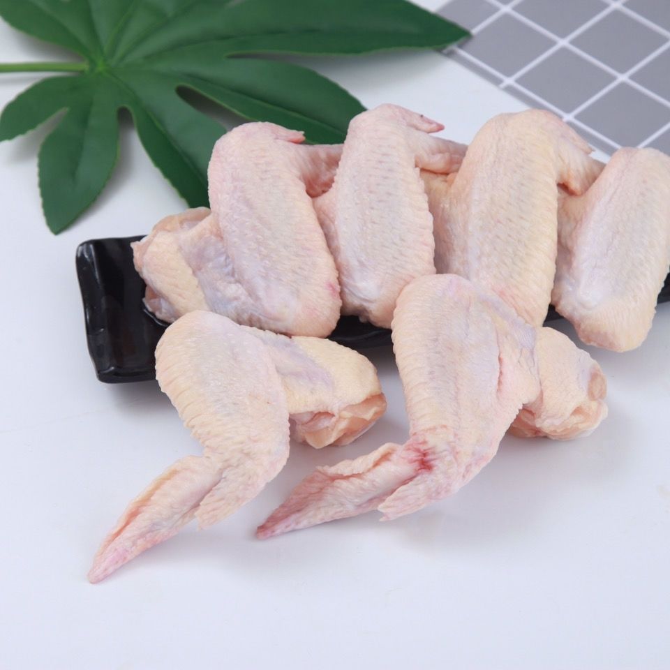 六和新鲜鸡全翅冷冻三节翅鸡中翅鸡展翅生鲜鸡肉2斤