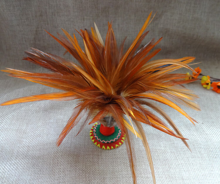 踢毽子比赛专用毛妈手工真鸡毛毽子儿童户外玩具本色键子运动彩羽毛大