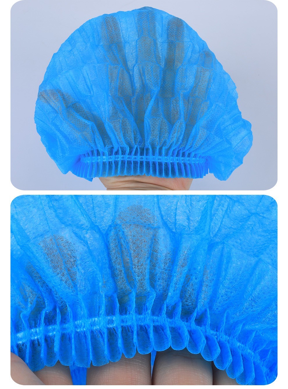 医用手术帽圆形手术帽条形帽弹力手术帽一次性无菌医生帽子医疗美容