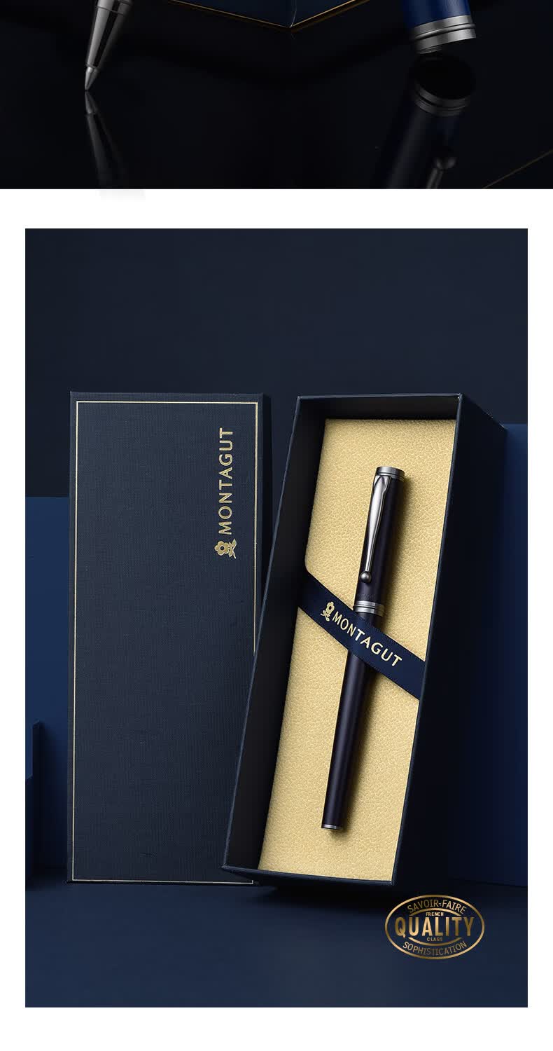 法国梦特娇优越宝珠笔金属笔重手感签字笔男士女士签名笔签字签单笔