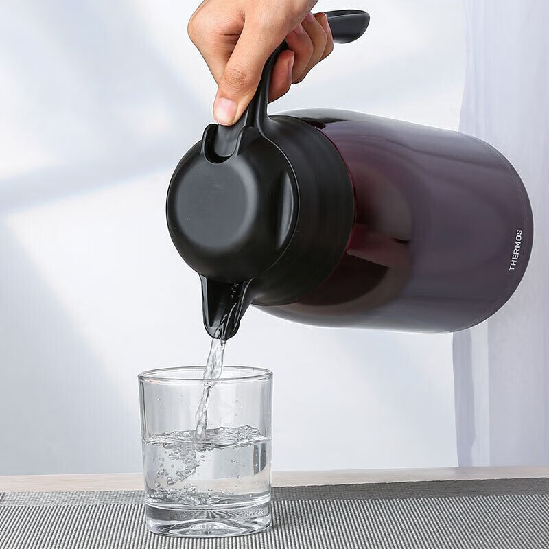 膳魔师(thermos)保温壶2000ml高真空不锈钢商务家用大容量热水壶thx