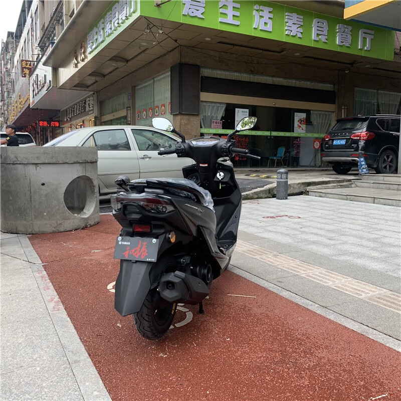 飞鹰摩托车小劲战5代目福臻110新款国4电喷发动机踏板车 fy-ymt劲战