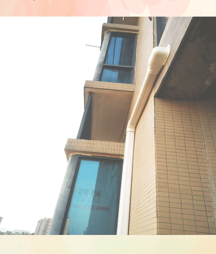 75*65空调管改造配件装饰挂机套管室内室外保护管槽pvc明装水管槽 平