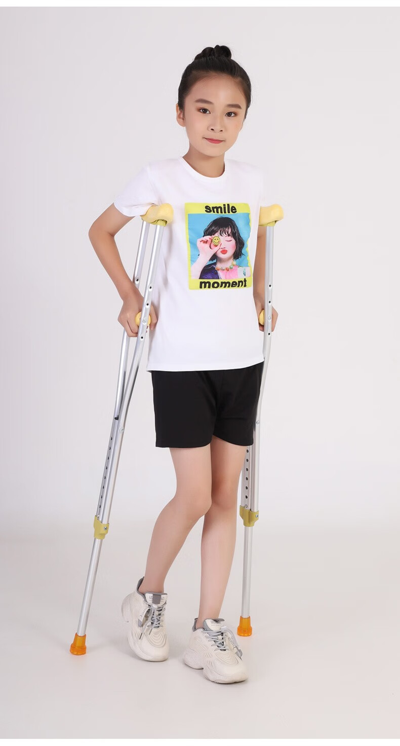 儿童专用腋下拐医用拐杖轻便防滑拐棍捌杖小孩骨折康复助步器小码儿童