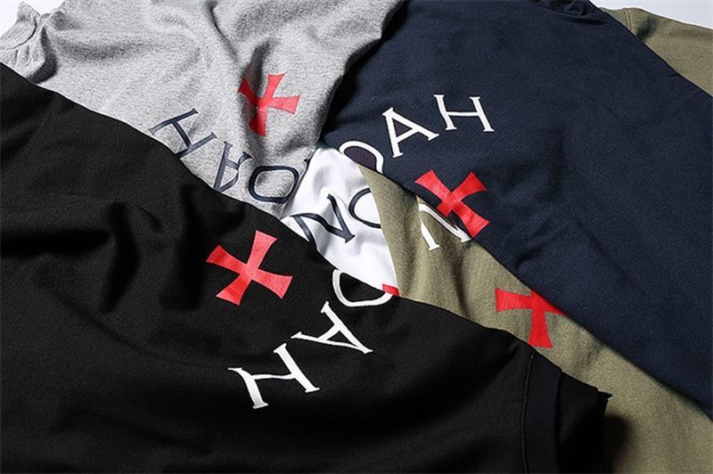 noah十字架美潮街头风陈冠希ins潮牌宽松潮流情侣短袖t恤男女tee夏潮