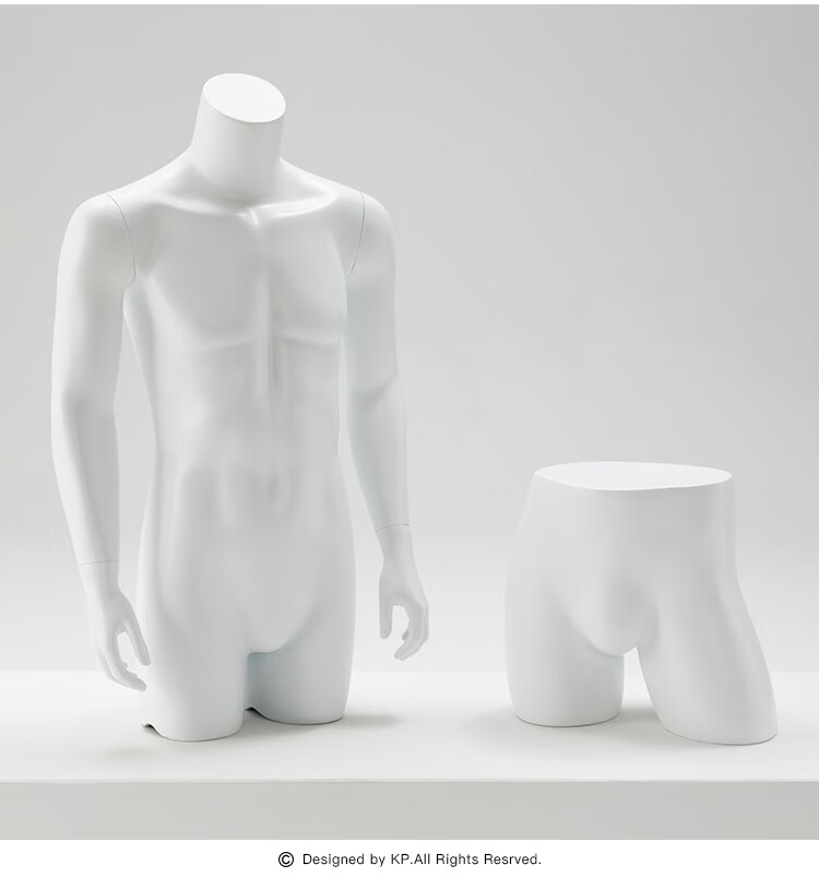 模特道具女半身服装店男女台模无头假人内衣文胸展示模特架女半身