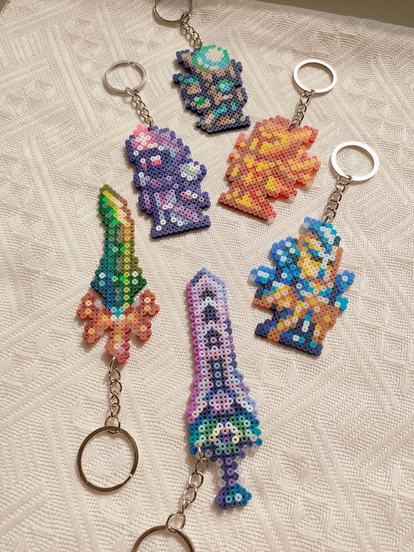 泰拉瑞亚挂件 泰拉瑞亚 terraria 原创图 拼豆挂件成品 通贩 定制