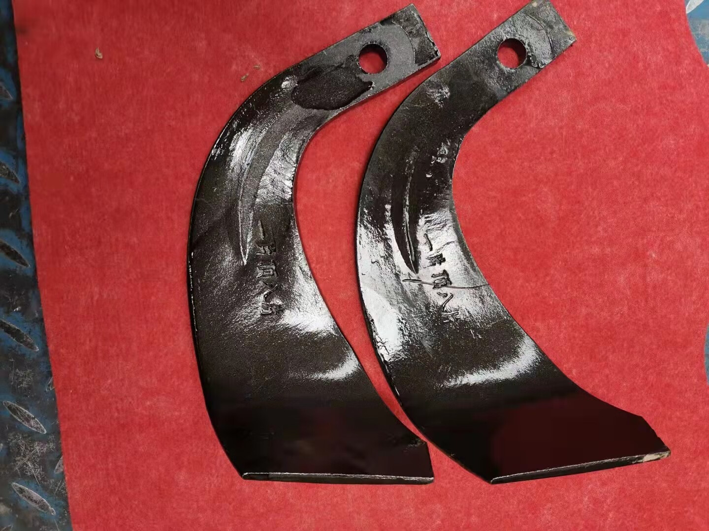 农机配件旋耕机刀片旋耕刀245型抗断耙齿锰钢激光耐磨亚奥七字刀 265