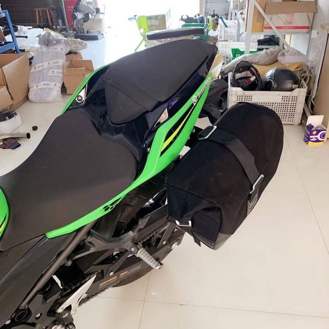 川崎400边包适用于川崎z400 忍者400 ninja400快拆边包 改装边箱 帆布