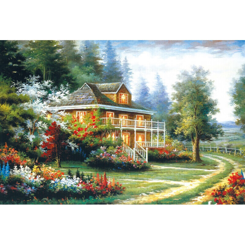 拼图一万片 高难度拼图10000大儿童3000-5000块立体片平面玩具木质 米