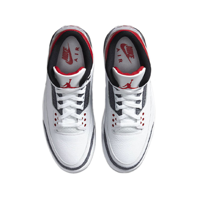 【现货】耐克air jordan 3 aj3 gs红水泥全大红公牛女子篮球鞋 ck9246