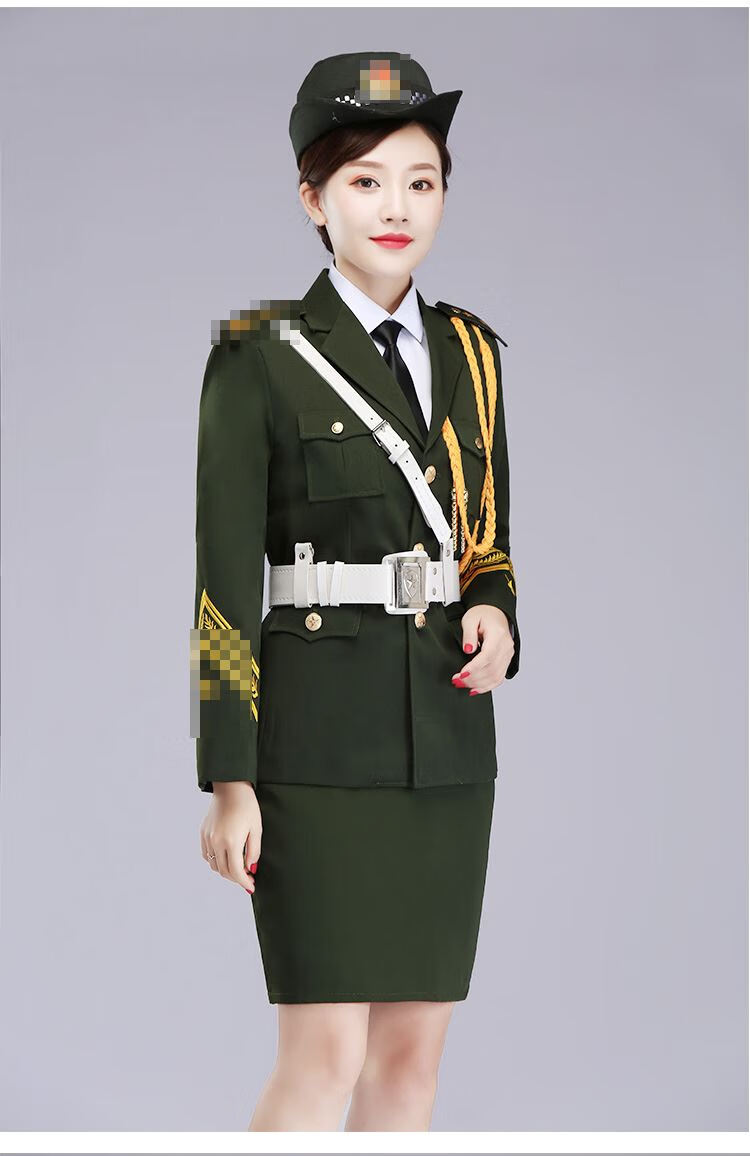 陆军正装八路军衣服班礼服鼓乐队制服学生升旗手服装军鼓合唱团演出服