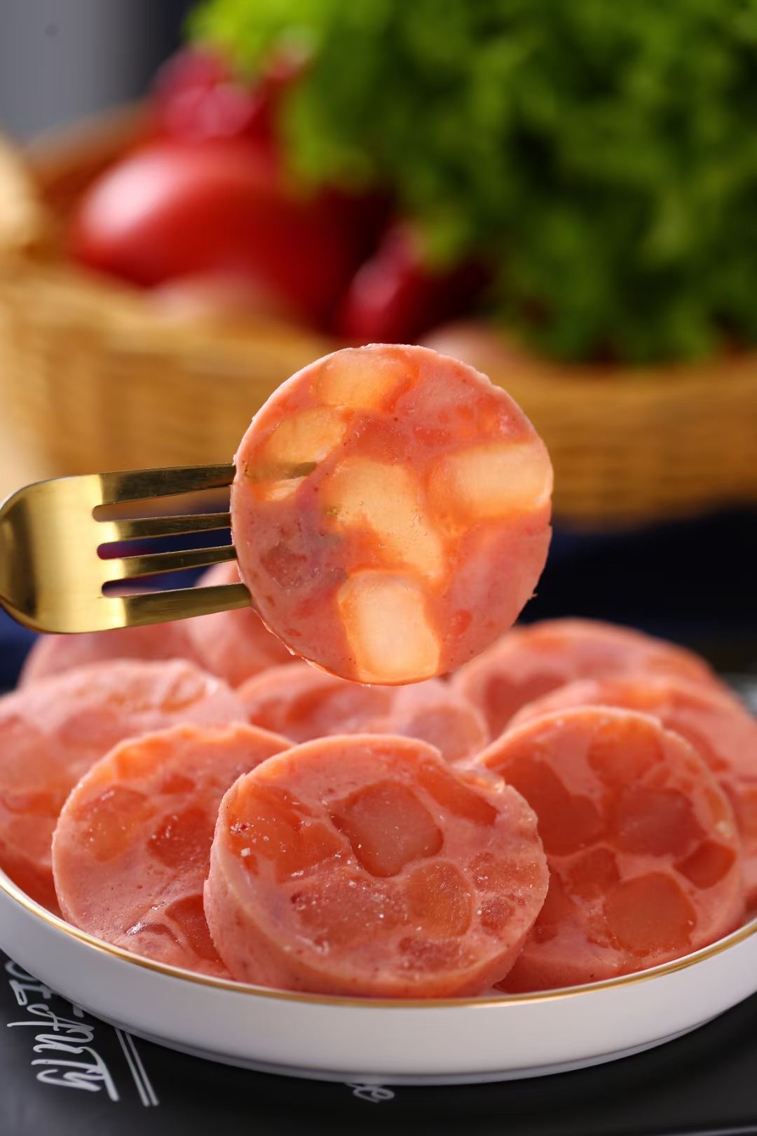 五折俄罗斯风味纯肉牛蹄筋香肠火腿即食牛筋烤肠地道美食下酒菜350g牛