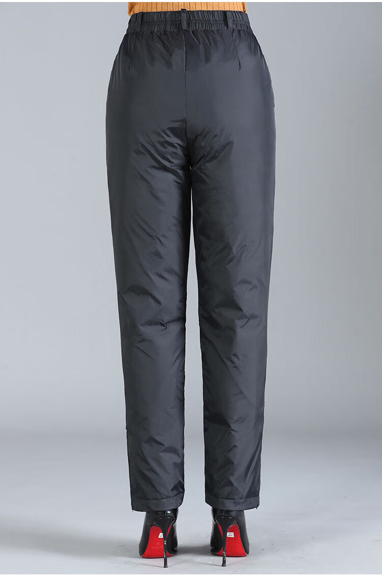 恒源祥官方品牌羽绒裤女外穿加厚中老年高腰大码妈妈羽绒棉裤冬季女士