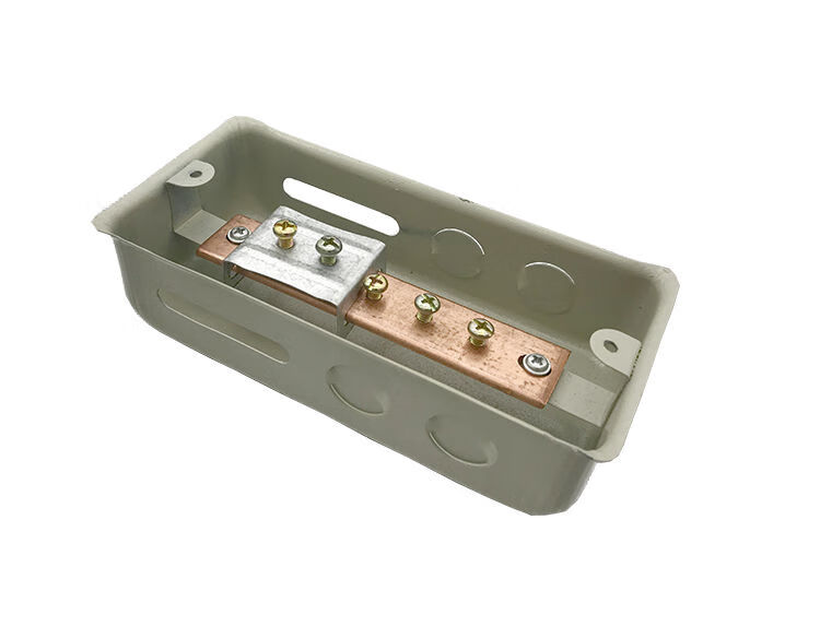 局部等电位端子箱加厚4*20黄铜卫生间td28等电位箱leb接地端子箱 配4*