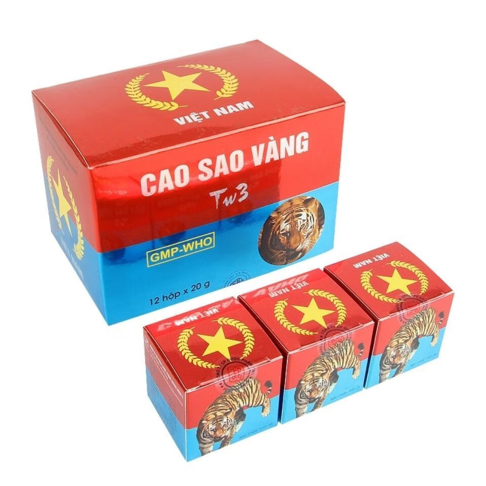 越南原装进口军膏20克原装越南军膏白虎活络膏升级版清凉20克/ 五角星