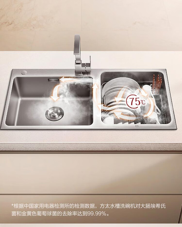 方太水槽洗碗机嵌入式超微气泡净化去农残全自动三合一家用洗碗机新jbsd2t K3b 图片价格品牌报价 京东