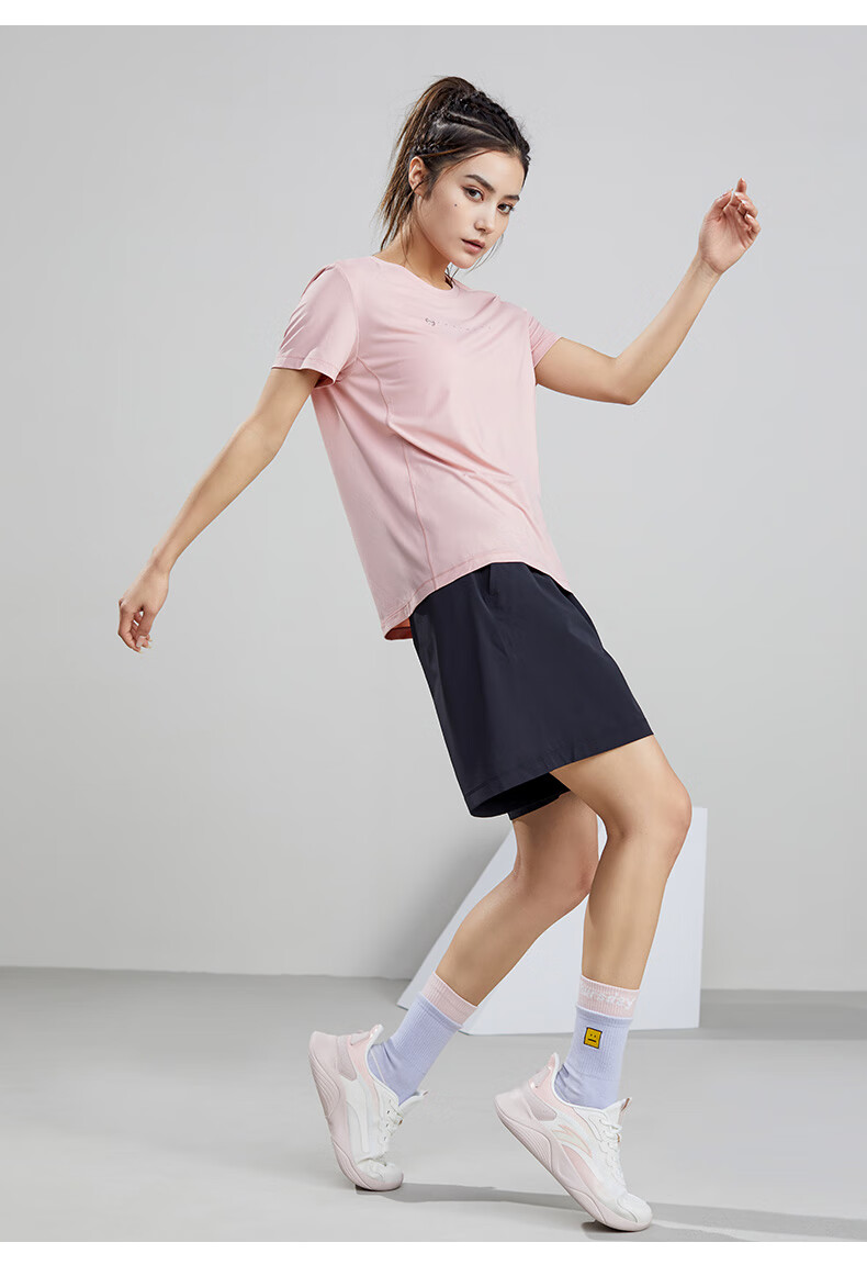 冰肤科技安踏运动短裤女士2022夏季新款潮流款式冰丝五分裤子