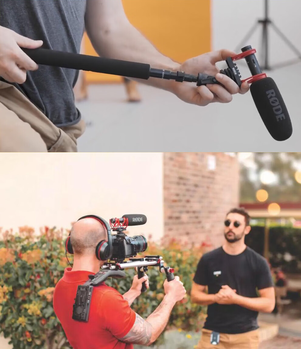 rode罗德videomicntg单反机顶麦克风全能多用相机话筒电脑手机短视频