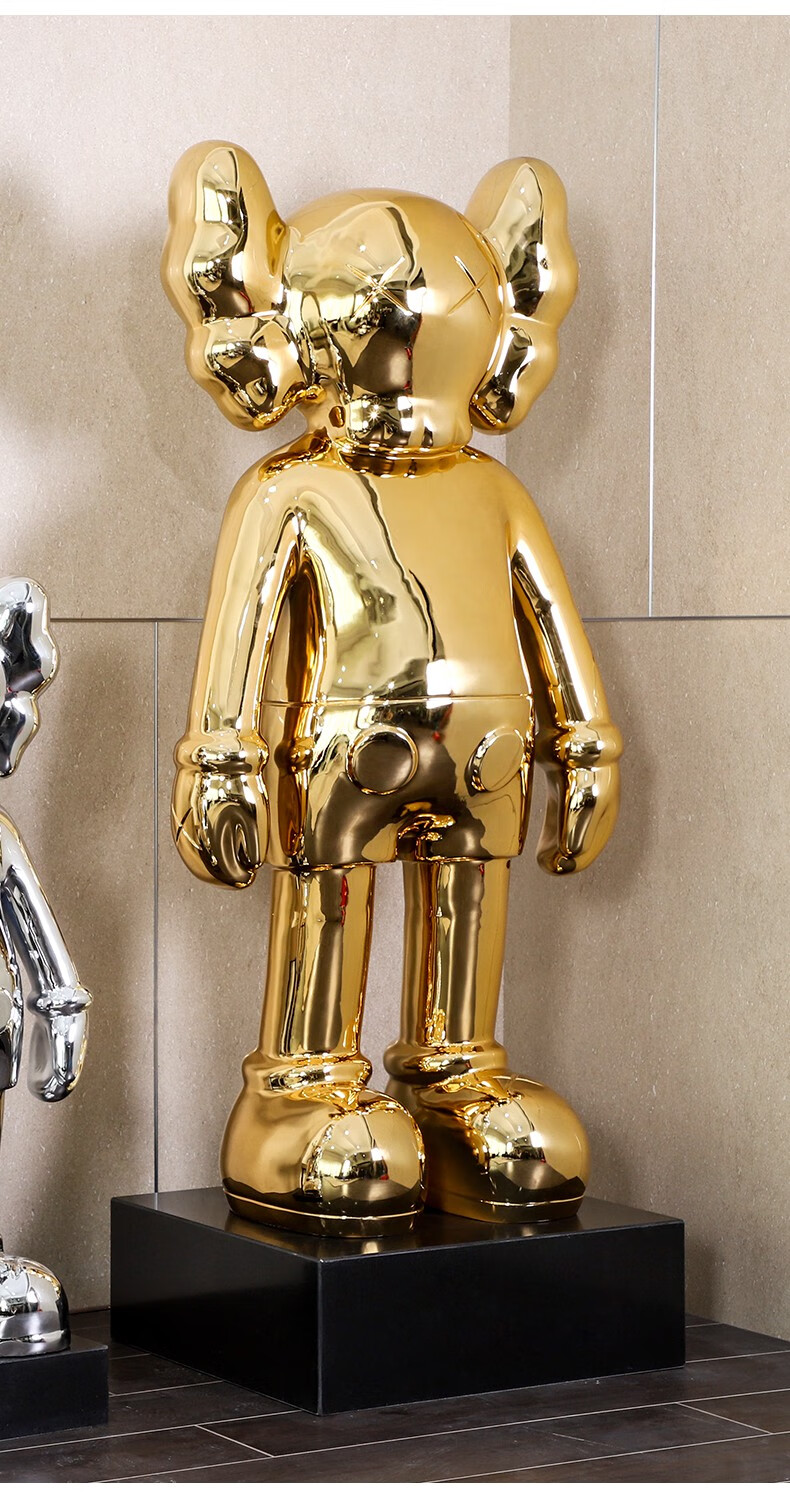 星工产暴力熊大摆件网红卡通公仔摆设大型落地雕塑工艺品轻奢样板间