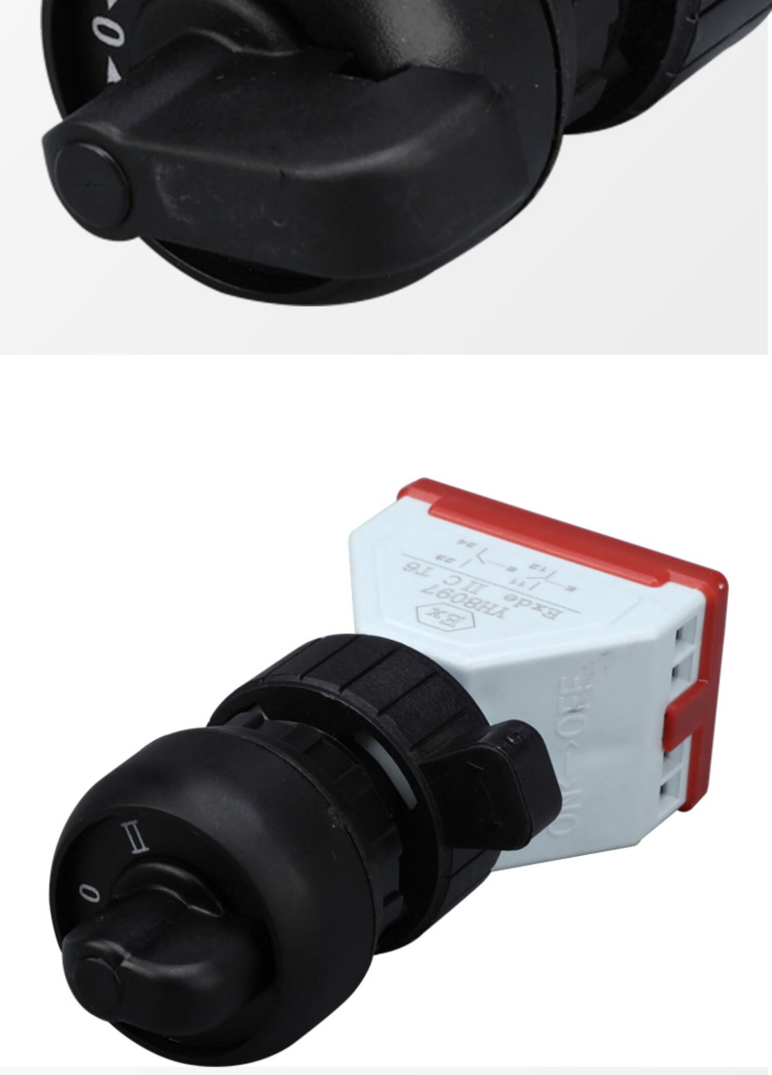 ba8095自锁型防爆防腐转换开关二档三档控制旋钮防爆急停按钮30mm三档