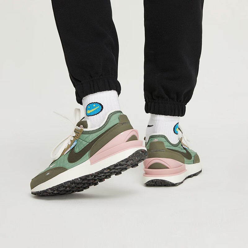 耐克nike waffle one 华夫 小sacai 米白灰 紫金 灰黑男鞋女鞋复古