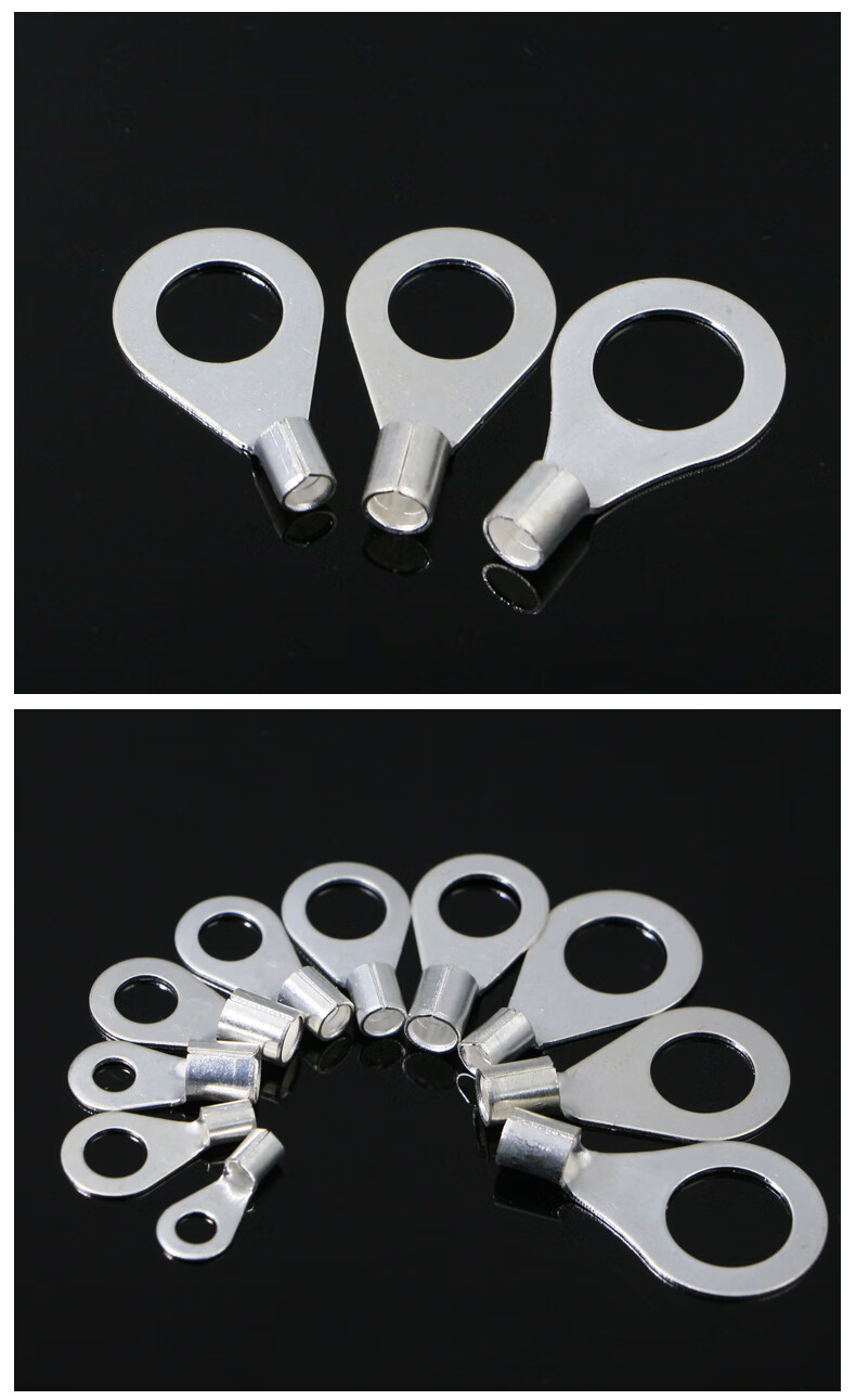 格宇锐 ot端子冷压端子接线铜鼻子线耳圆形裸端子压线接头接线端子