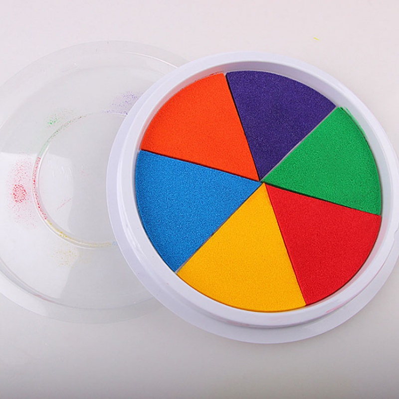 海绵拓印棒 海绵印章幼儿园画海绵刷涂鸦蘑菇头儿童美术材料圆形拓印