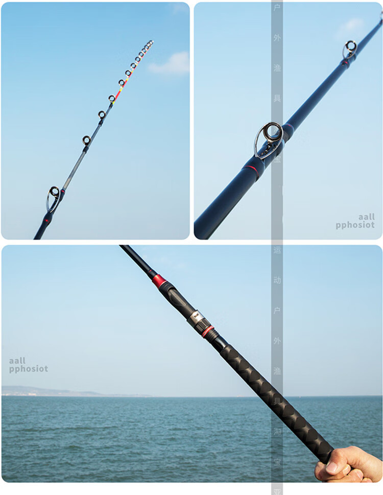 2022新款 达瓦岸抛竿伸缩定位抛竿远投路亚滑漂桥钓船钓海钓竿日本