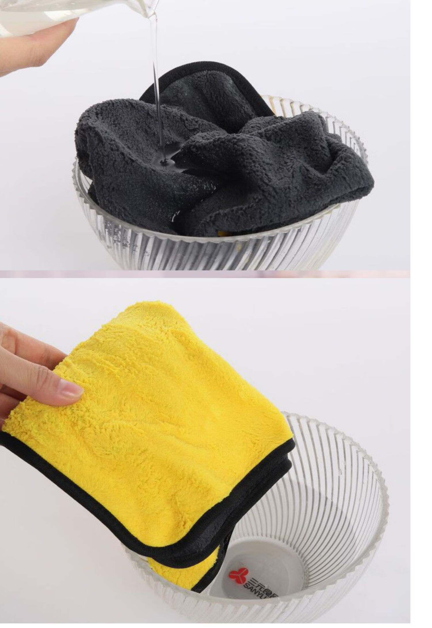 抹布吸水不掉毛厨房专用洗碗布办公室擦桌子商用餐饮酒店清洁毛巾30