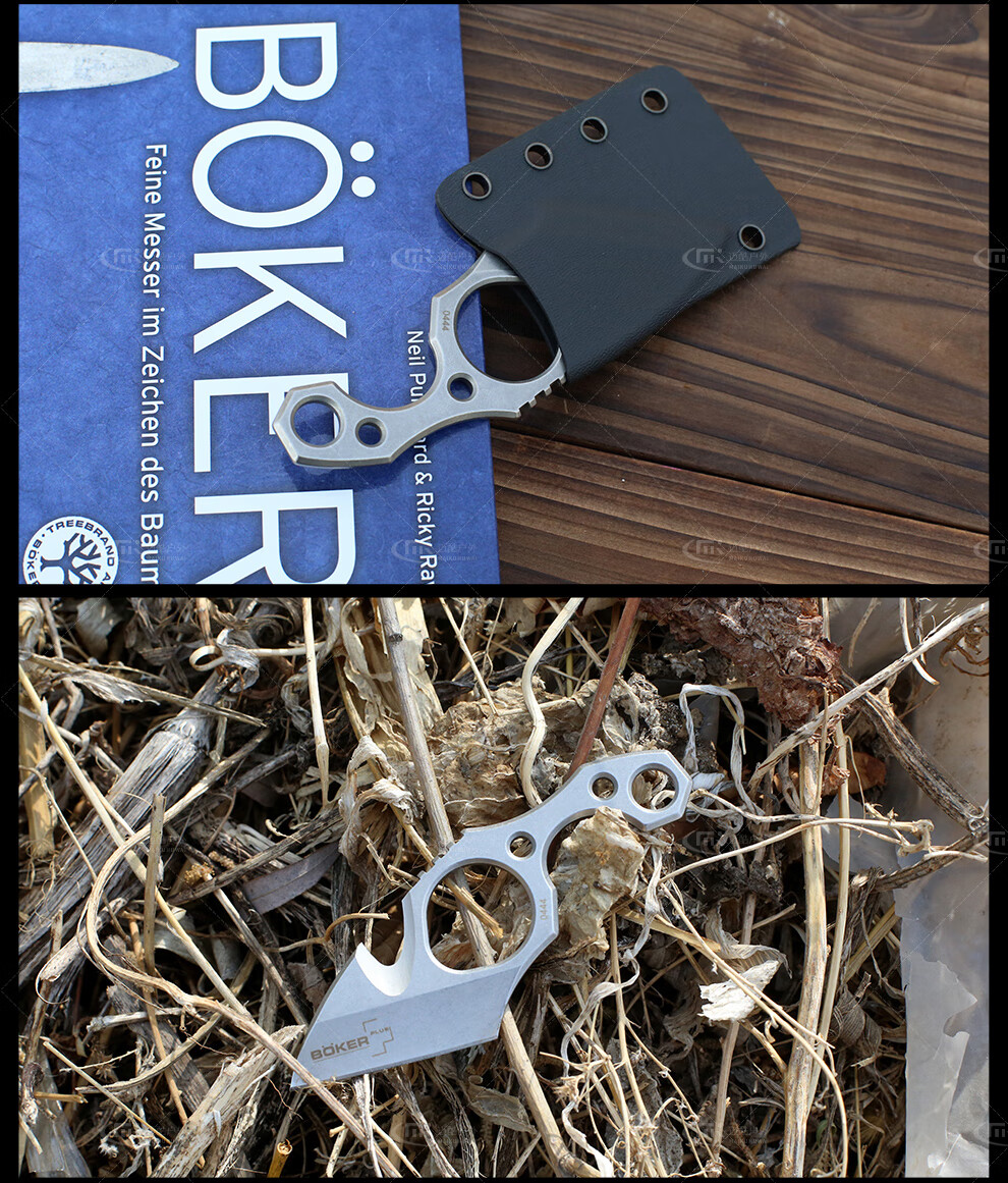 德国博克boker多功能edc户外随身便携小刀一体锋利快递刀救生工具刀割