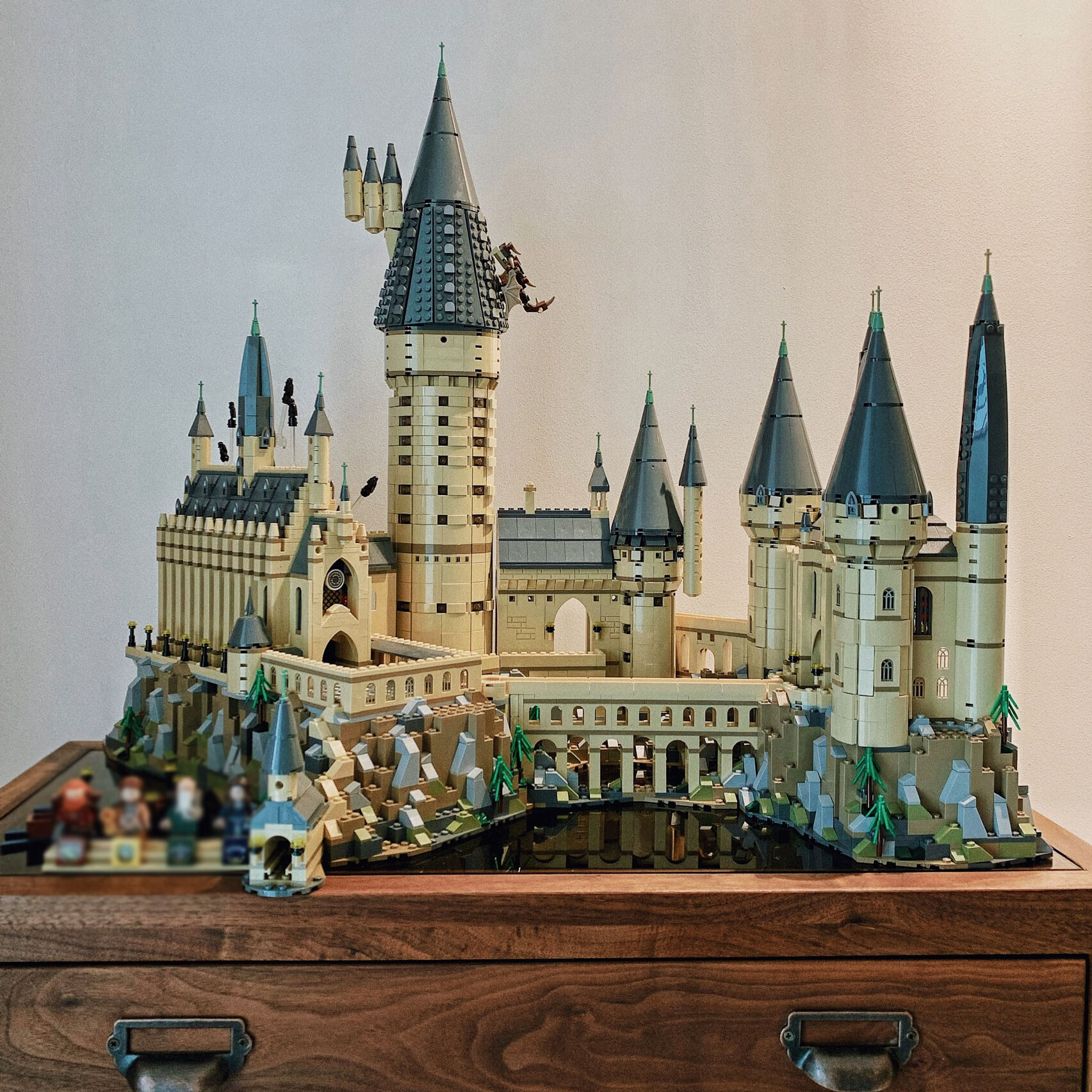 乐··高(le··go)哈利波特霍格沃茨城堡建筑成年人高难度巨大模型