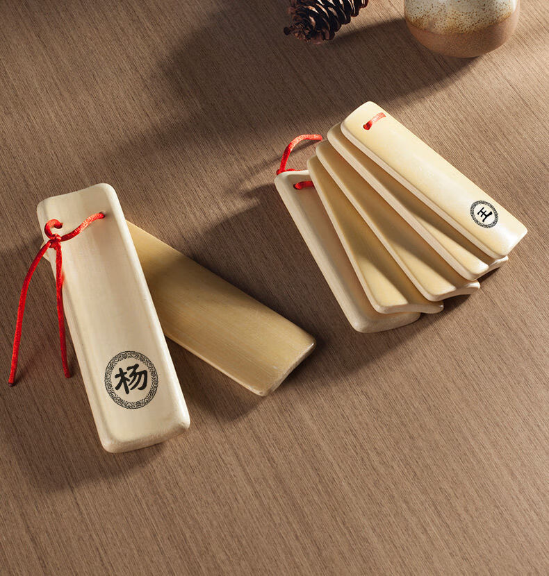 快板专业竹板儿童初学入门快版竹专业表演道具幼儿园打竹板 儿童款7片