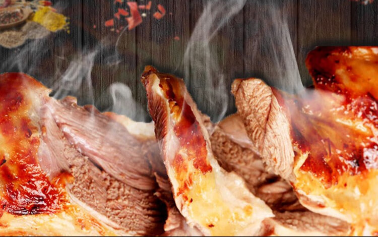 脆皮猪烤大猪肉烤肉 500g/袋 正宗山东章丘黄家烤肉伍忠号黄家烤肉