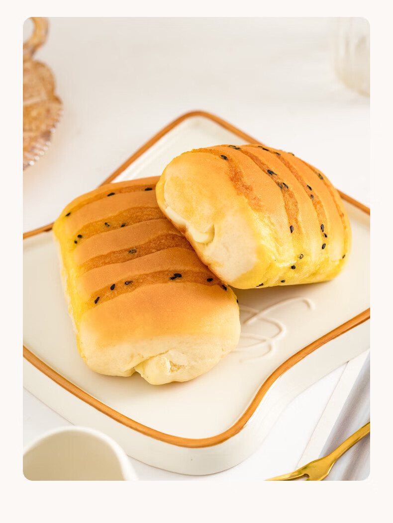 福佳香(fujiaxiang) 面包芝士面包红豆夹心面包早餐下午茶休闲糕点心