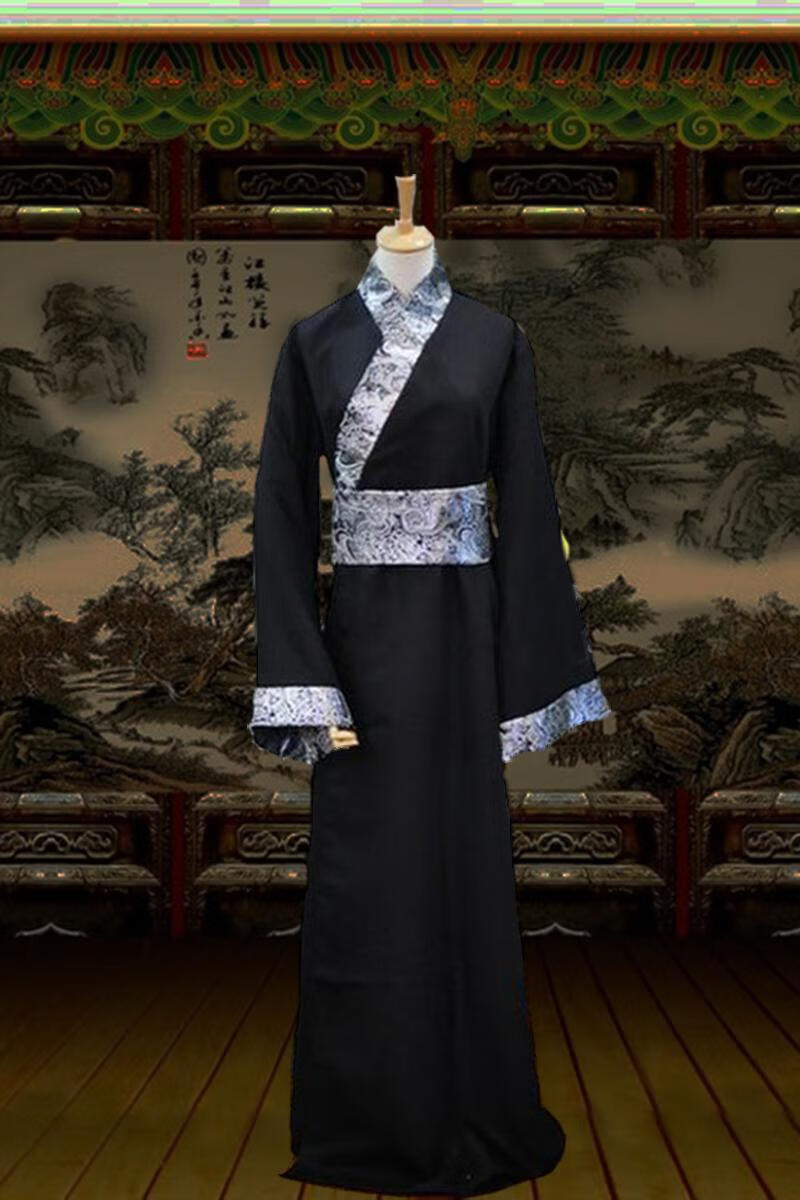 窕妮古装汉服男古装男汉服侠客书生演出服毕业拍照班服古代唐装舞台