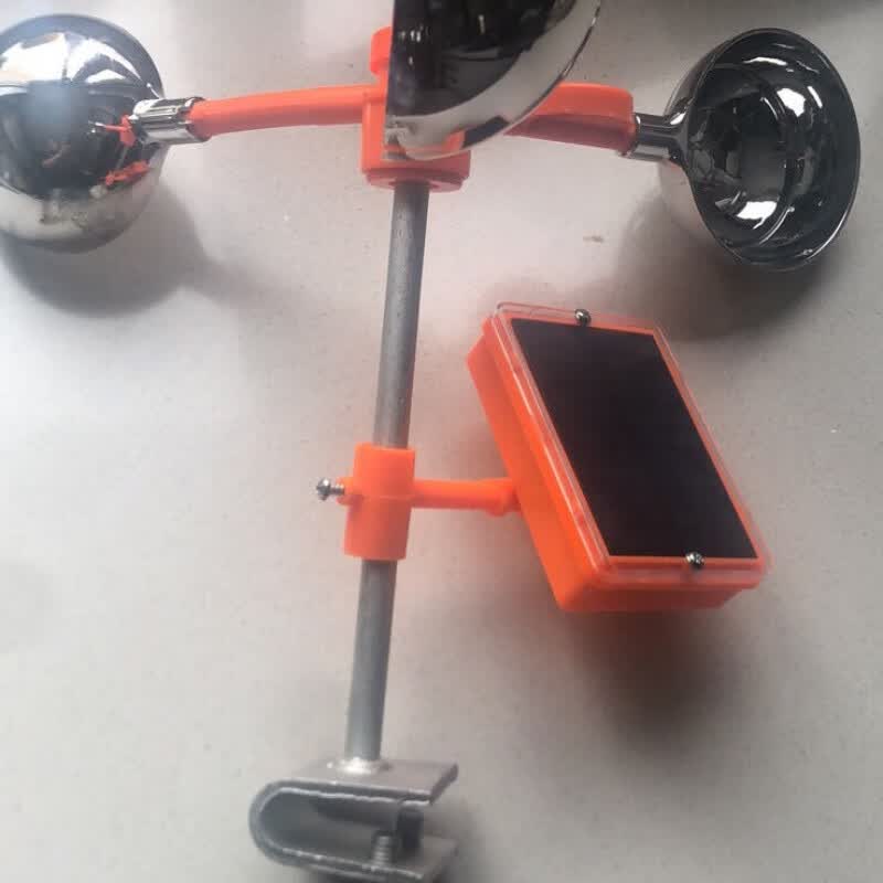 驱鸟神器语音大号阳台家用声波赶鸟吓鸟果园鱼塘风力多面镜闪光驱鸟