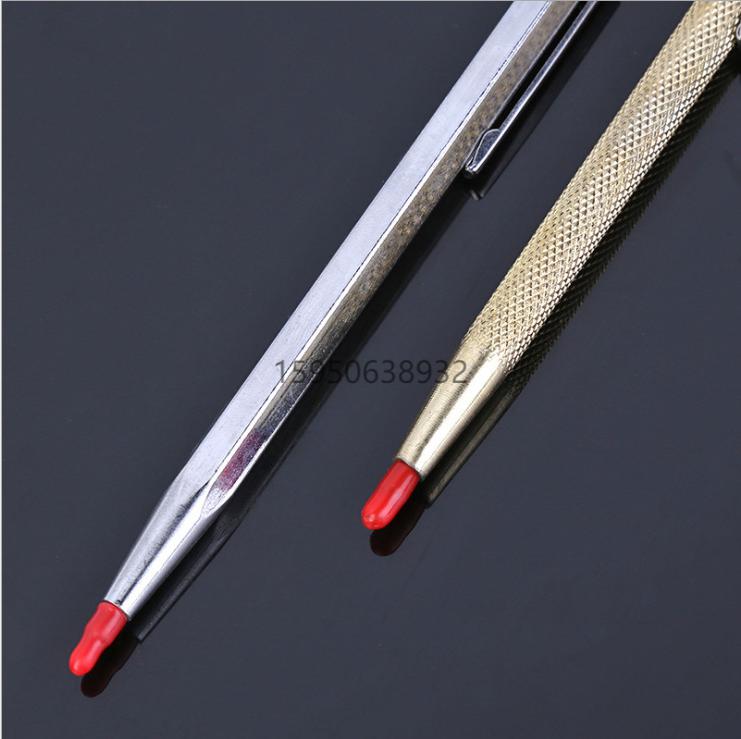 硬质金刚石钨钢合金头划针划瓷砖切割钢针刀笔形记号针 钳工画线gt